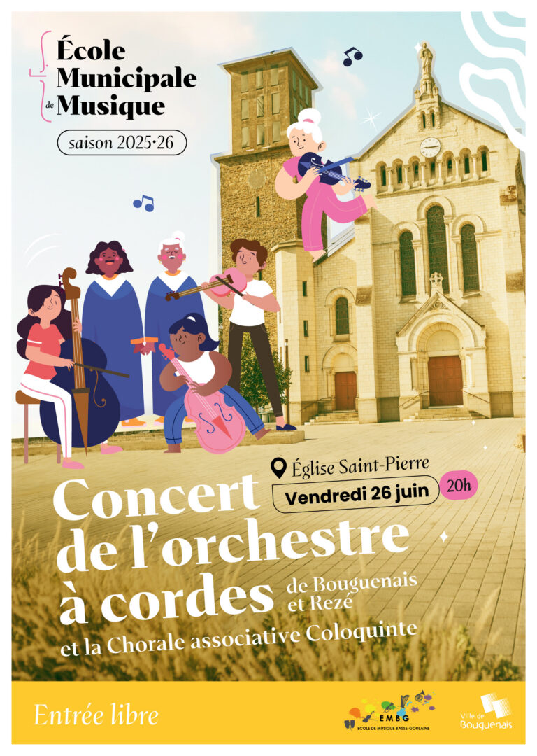 Chœur Coloquinte, avec l&rsquo;orchestre à cordes de Bouguenais Rezé